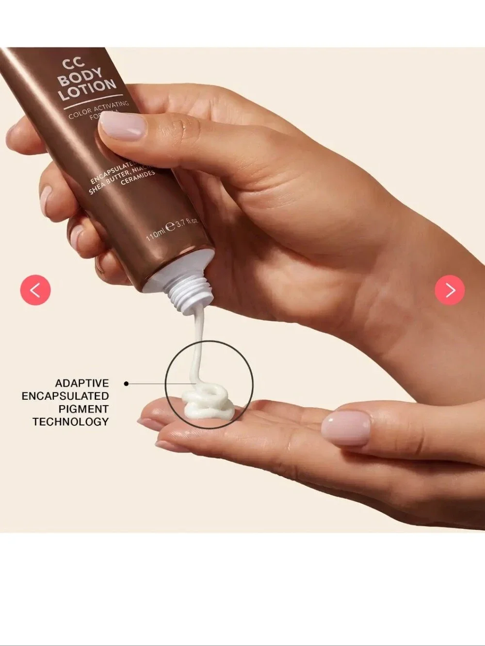 CC Body Lotion Color Activating Lotion - Nude Pink